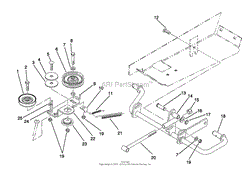 IDLER AND PEDAL SHAFT ASSEMBLY