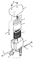 14HP ENGINE AIR CLEANER ASSEMBLY