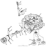 14HP ENGINE CYLINDER BLOCK ASSEMBLY