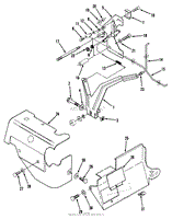 14HP ENGINE GOVERNOR LINKAGE &amp; COVER ASSEMBLY