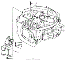 14HP ENGINE STARTER ASSEMBLY