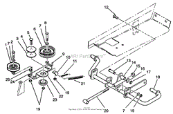 IDLER AND PEDAL SHAFT ASSEMBLY