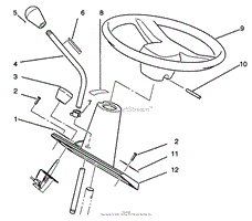 STEERING WHEEL AND CONSOLE ASSEMBLY