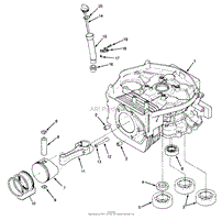 14HP ENGINE CYLINDER BLOCK ASSEMBLY