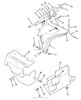 14HP ENGINE GOVERNOR LINKAGE &amp; COVER ASSEMBLY