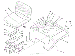 FENDER AND SEAT ASSEMBLY