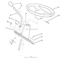 STEERING WHEEL AND CONSOLE ASSEMBLY