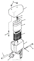 14HP ENGINE AIR CLEANER ASSEMBLY