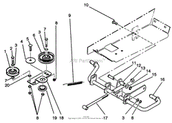 IDLER AND PEDAL SHAFT ASSEMBLY