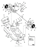 32 IN/81 CM MOWER DECK-8 &amp; 11 HP RIDERS