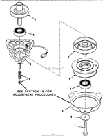 ENGINE PULLEY &amp; PTO CLUTCH