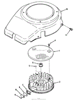 FLYWHEEL AND COVER