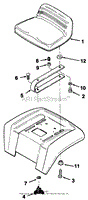 SEAT ASSEMBLY (210-5 &amp; 210-H)