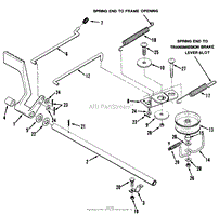 BRAKE &amp; IDLER ASSEMBLY (210-5 &amp; 212-5)