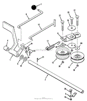 BRAKE &amp; IDLER ASSEMBLY (210-H &amp; 212-H)