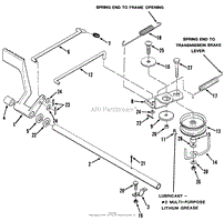 BRAKE AND CLUTCH LINKAGE 3 &amp; 5 SPEEDS