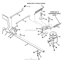 BRAKE &amp; IDLER ASSEMBLY (212-5)