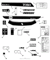 DECAL &amp; MISCELLANEOUS PARTS ASSEMBLY