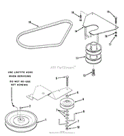 DRIVE BELT AND PULLEYS