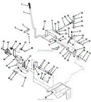 CLUTCH, BRAKE &amp; SPEED CONTROL LINKAGE(2)