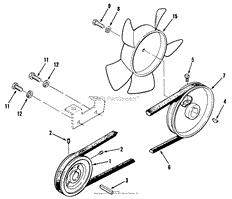 DRIVE BELT AND PULLEYS