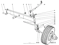 940 FRONT AXLE ASSEMBLY