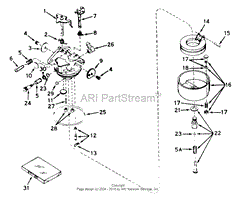 CARBURETOR NO. 631447