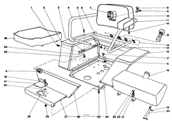 SEAT AND FENDER ASSEMBLY