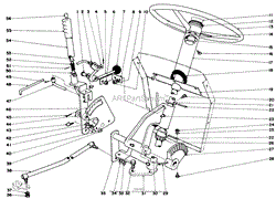 STEERING AND LIFT ARM ASSEMBLY