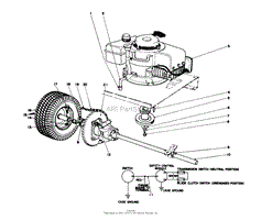 ENGINE AND DIFFERENTIAL ASSEMBLY (MODEL 56020)