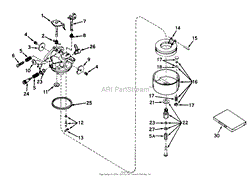 CARBURETOR NO. 631716 (MODELS 56022 AND 56027)