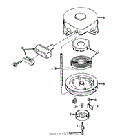 REWIND STARTER NO. 590420 (MODEL NO. 56022)