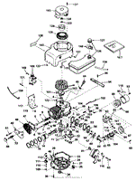 TECUMSEH ENGINE MODEL NO. V70-125183C