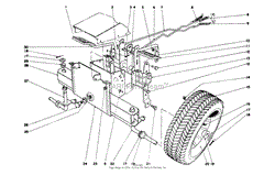 FRONT AXLE AND WHEEL ASSEMBLY