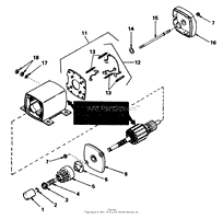 12 VOLT ELECTRIC STARTER NO. 33606