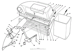 TWIN BAGGER GRASS CATCHER MODEL 59053 (OPT.)