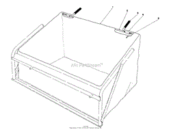 LEAF BAG MODEL 59123 (FOR USE ON TWIN BAGGER GRASS CATCHER MODEL NO. 59122 ONLY) (OPTIONAL)