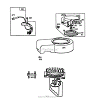 ENGINE BRIGGS &amp; STRATTON MODEL NO. 253707-0177-01