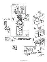 BRIGGS &amp; STRATTON MODEL NO. 286707-0119-01(2)