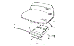 SEAT ASSEMBLY (FOR USE ON MODEL NO. 56185)