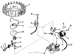 MODEL 610689A MAGNETO ASSEMBLY (RECOIL)