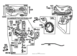 ENGINE BRIGGS &amp; STRATTON MODEL 252707-0177-01(2)