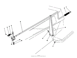 CHUTE CONTROL ASSEMBLY 36&quot; SNOWTHROWER ATTACHMENT MODEL NO. 59160 (OPTIONAL)