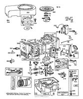 ENGINE BRIGGS &amp; STRATTON MODEL 253707-0157-01