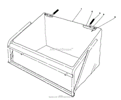 LEAF BAG MODEL 59123 (FOR USE ON TWIN BAGGER GRASS CATCHER MODEL NO. 59122 ONLY)(OPTIONAL)