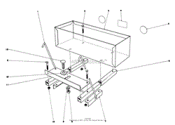 36&quot; SNOWTHROWER WEIGHT BOX ASSEMBLY MODEL NO. 59138