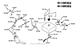 FUEL AND EXHAUST SYSTEMS 61-12KS02