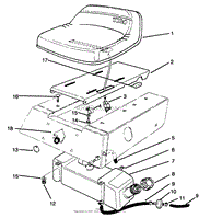 SEAT &amp; GAS TANK ASSEMBLY