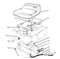 SEAT &amp; GAS TANK ASSEMBLY