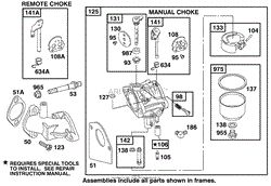 ENGINE BRIGGS &amp; STRATTON MODEL 195707-0421-E1(5)